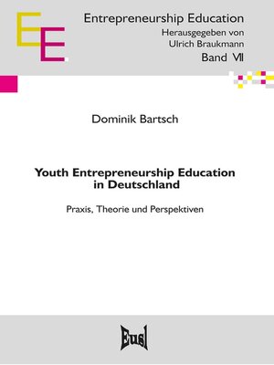 cover image of Youth Entrepreneurship Education in Deutschland